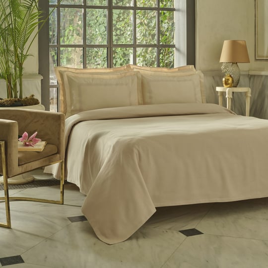 Karaca Home Shanse Nish Set Çift Kişilik Pike Takımı Bej