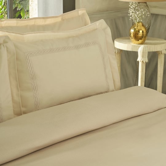Karaca Home Shanse Nish Set Çift Kişilik Pike Takımı Bej