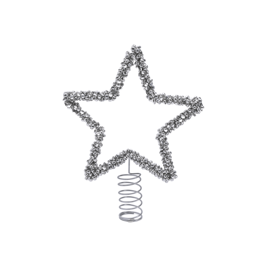 Karaca Home Shimmering Star Ağaç Başlığı Silver