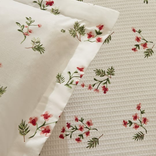 Karaca Home Silvie %100 Pamuk Tek Kişilik Pike Takımı Kırmızı