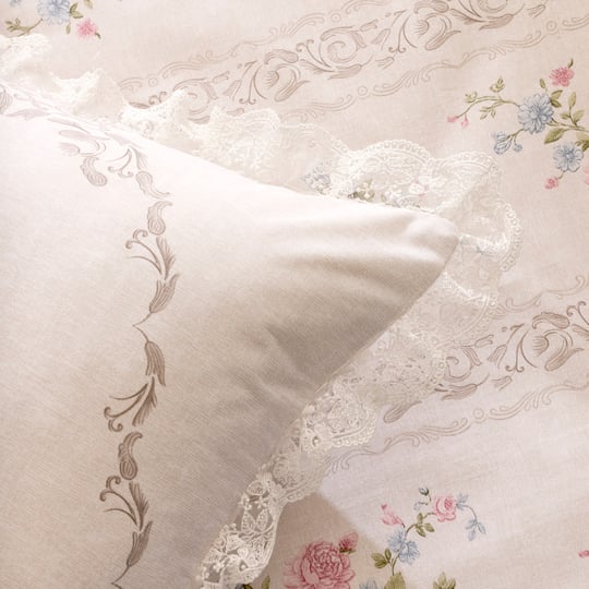 Karaca Home Solmere %100 Pamuk Baskılı Çift Kişilik Nevresim Takımı