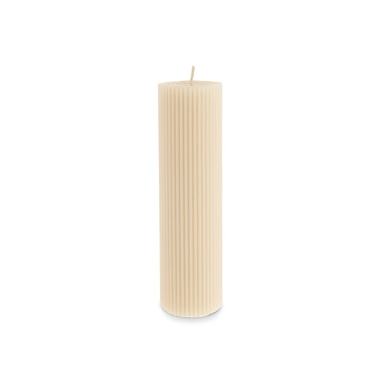 Karaca Home Striped Tırtıklı Sütun Mum