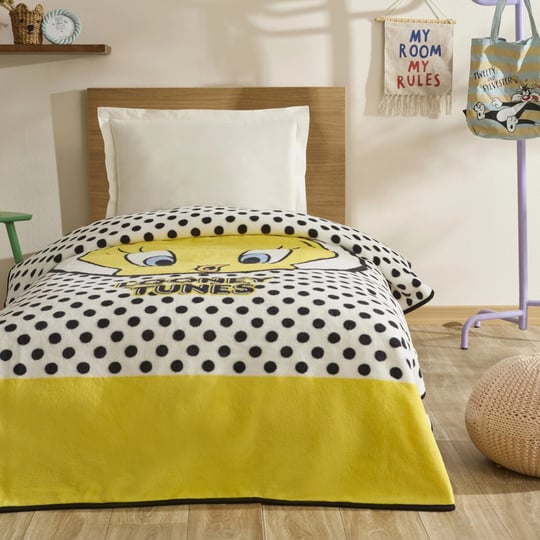 Karaca Home Tweety Tek Kişilik Battaniye Sarı