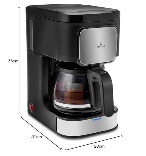 KARACA Just Coffee 2in1 Filtre Kahve Makinesi Inox