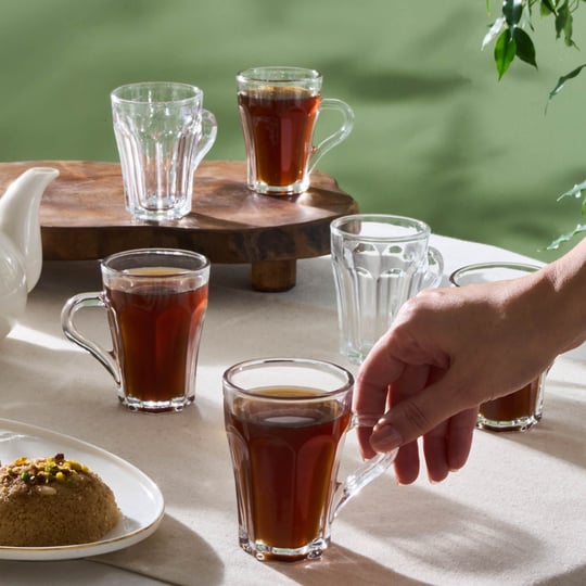 Karaca Leylak 6 lı Çay Bardağı Seti 175 Ml