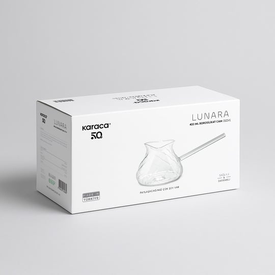Karaca Lunara Cam Cezve 400 ml