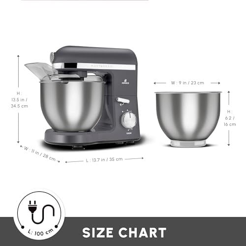 Karaca Mastermaid Chef Pro Çift Kollu Mutfak Şefi 1500 W Space Gray