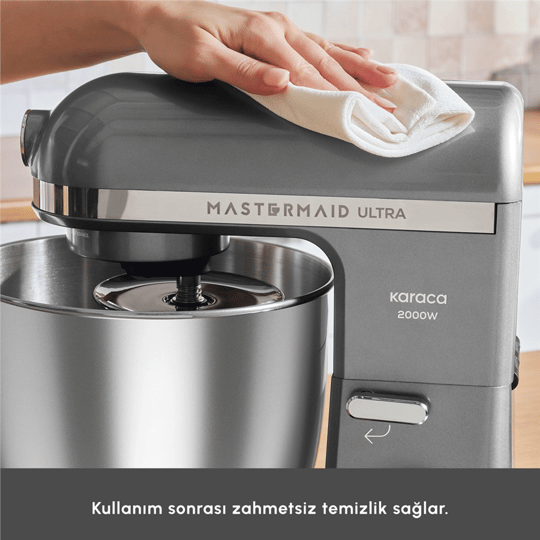 Karaca Mastermaid Chef Ultra D2000W Dijital Ekranlı Hamur Yoğurma Makinesi 7L