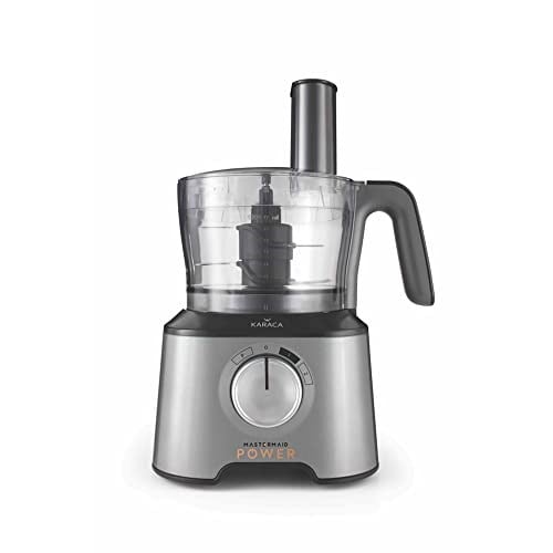 Karaca Mastermaid Power 10 In 1 Gıda Hazırlama Seti, Blender, Çırpıcı, Yoğurucu, 2000 W, 1 L Hazne, Galaxy Gri
