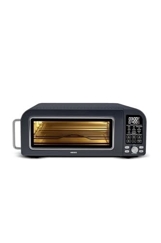 Karaca Multicrust Artisan Retro Pizza Makinesi ve Airfryer Mat Siyah