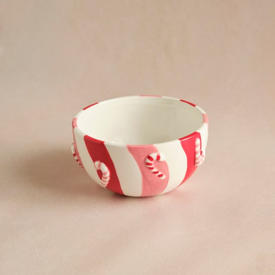 Karaca New Year Candy Twist Pink Kase 13 cm