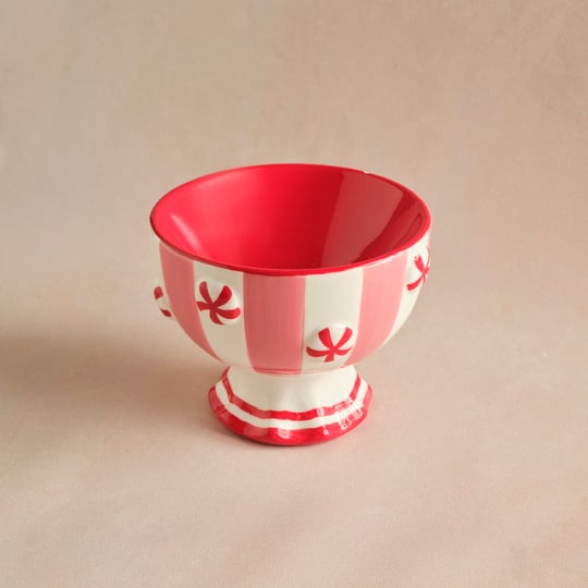 Karaca New Year Candy Twist Pink Kase 15 cm