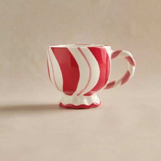 Karaca New Year Candy Twist Pink Kupa