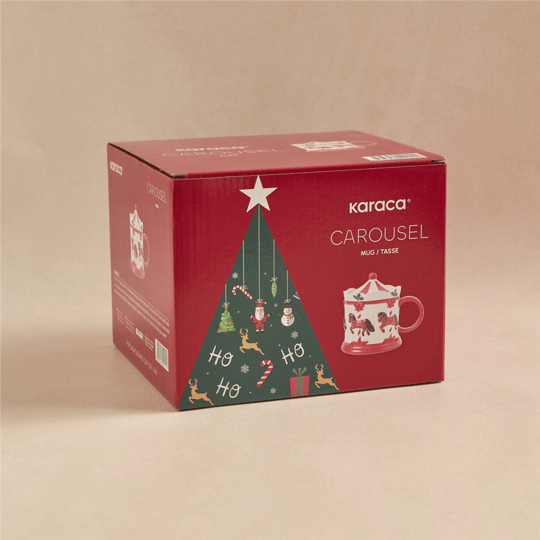 Karaca New Year Yılbaşı Carousel Kupa 450 ml