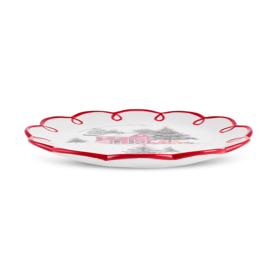 Karaca New Year Yılbaşı Cottage Servis Tabağı 25 cm