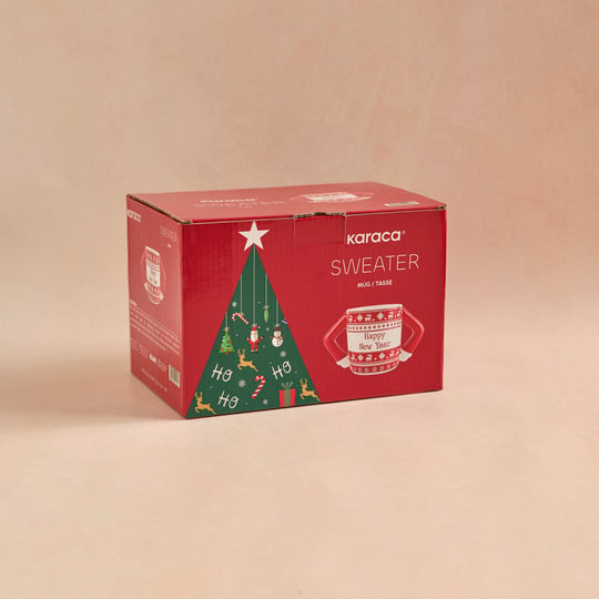 Karaca New Year Yılbaşı Sweater Kupa 420 ml