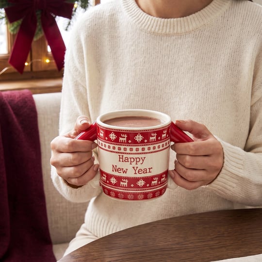 Karaca New Year Yılbaşı Sweater Kupa 420 ml