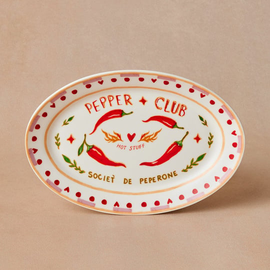 Karaca Pepper Club Kayık Tabak 20 cm