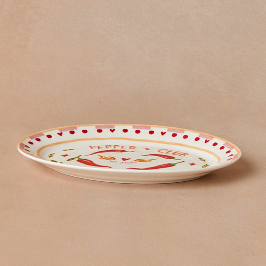 Karaca Pepper Club Kayık Tabak 20 cm