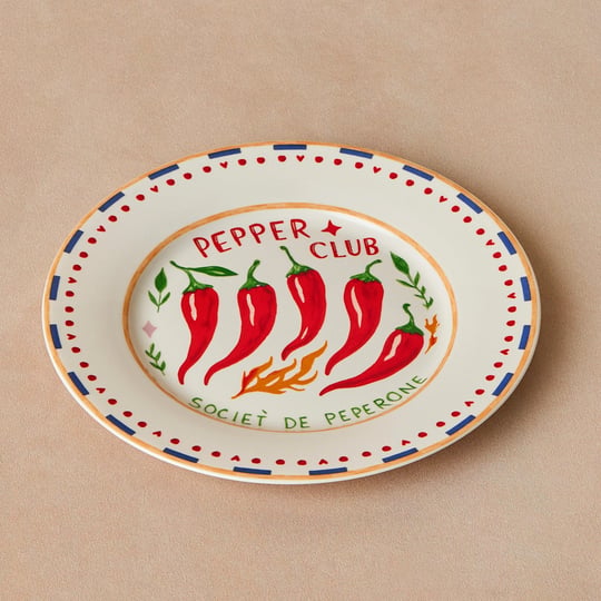 Karaca Pepper Club Pasta Tabağı 19 cm Mavi