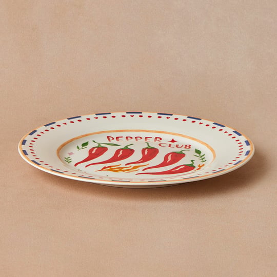 Karaca Pepper Club Pasta Tabağı 19 cm Mavi