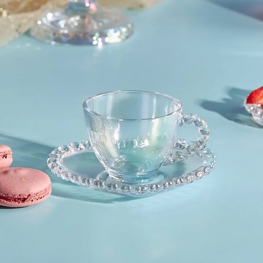 Karaca Rory Kalp Figürlü Kahve Fincanı ve Tabağı 80 ml