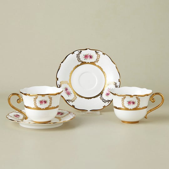 Karaca Royal Bone Elizabeth 2 Kişilik Çay Fincanı
