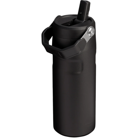 Karaca Stanley The IceFlow Flip Straw 2.0 Pipetli Termos Bardak 470 Ml Siyah