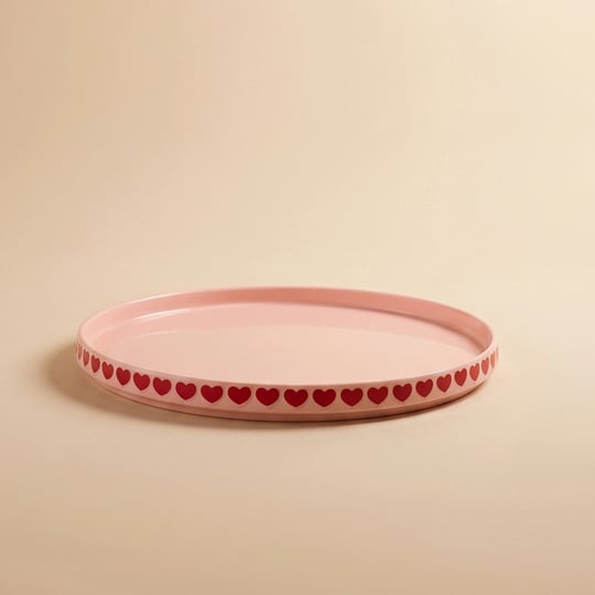 Karaca Sweetheart Servis Tabağı Pembe 27 cm