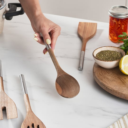Karaca Timber 4 Parça Akasya Servis Seti