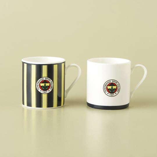 Karaca x Fenerbahçe Lisanslı 2 Kişilik Çay Fincan Takımı 230 ml