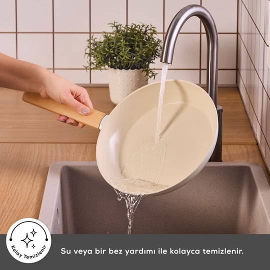 Karaca x Refika Swiss Crystal Almond Cream 30 cm Tava