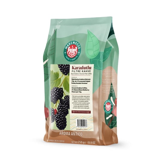 Karadut Aromalı Öğütülmüş Filtre Kahve 250 Gr.