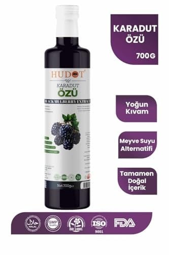 Karadut Özü HUDOT® Premium Gurme –%100 Doğal, Koruyucu & Şeker İlavesiz – 700 g (Cam Şişe) – Doğadan Sofraya Lezzet