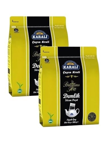 Karali Premium Demlik Poşet Siyah Çay 25 Li 2 Adet