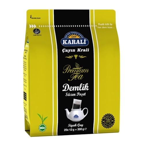 Karali Premium Demlik Poşet Siyah Çay 25 Li 2 Adet