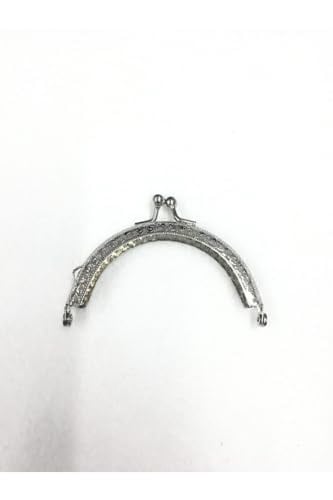 karan tuhafiye Çanta Ve Cüzdan Klipsi Oval 12 Cm Gümüş