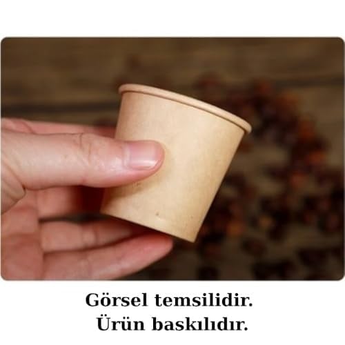 Karton Bardak 2,5 Oz 50 Adet Kahve Bardağı Küçük Bardak Türk Kahvesi Bardağı Espresso Bardağı