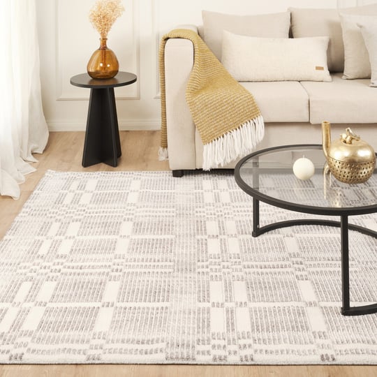 Kaşmir Halı 7/24 İskandinav Velar Gri 160x230 cm