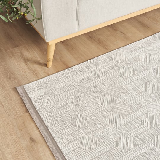 Kaşmir Halı 7/24 Sahara Sofline Aura Grey 50x80 cm