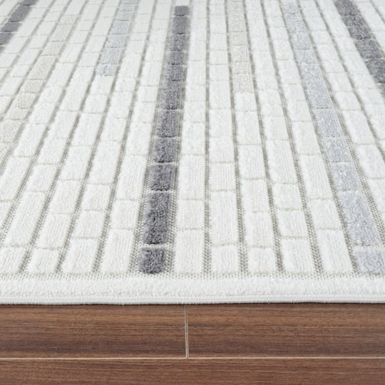 Kaşmir Halı 7/24 Sierra Leon Siyah 80x300 cm