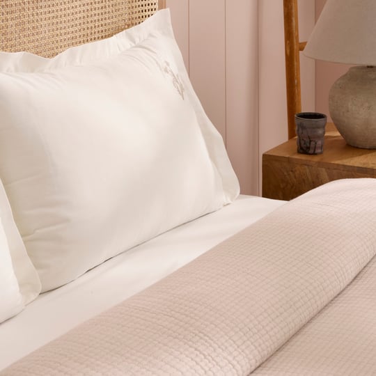 Kaşmir Home Alice Çift Kişilik Müslin Pike Takımı Bej
