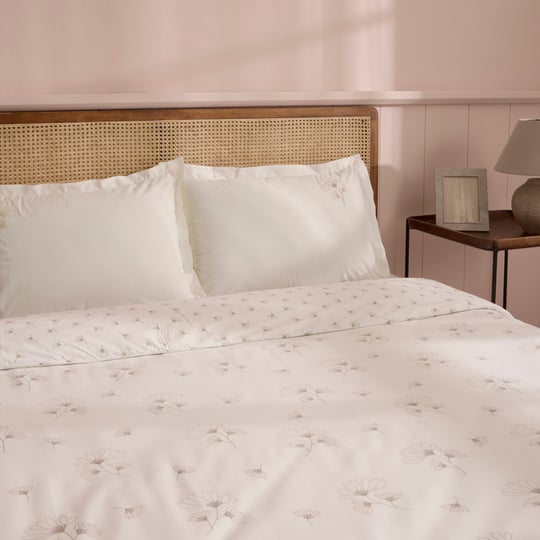 Kaşmir Home Clara %100 Pamuk Çift Kişilik Nevresim Takımı Bej