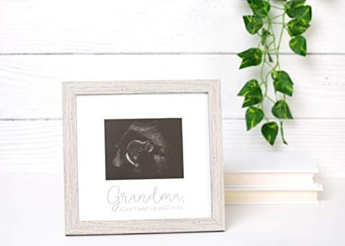 Kate & Milo Rustik Büyükanne Sonogram Resim Çerçevesi, Hamilelik Duyurusu, Ultrason Bebek Fotoğraf Çerçevesi, Cinsiyet-Nötr Bebek Hatıra Çerçevesi, Mas