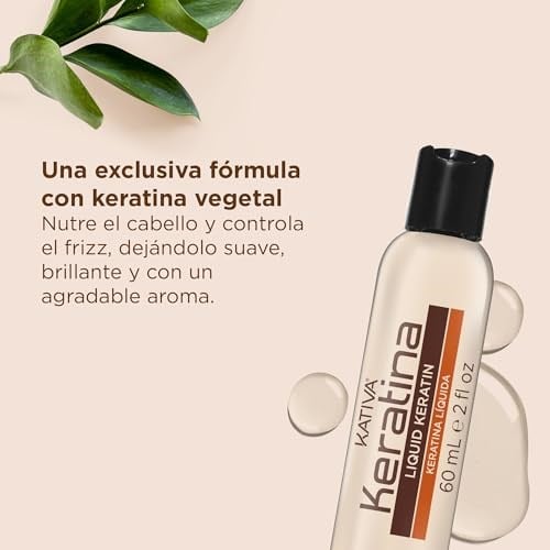 Kativa Liquid Keratin 60 mL - Yumuşaklık ve Parlaklık Sağlayan Güçlendirici Keratin Yağı