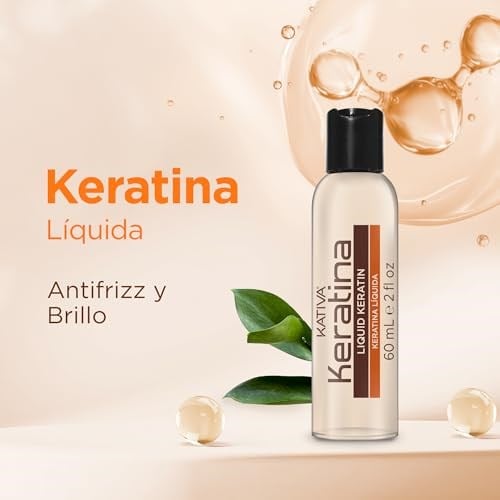 Kativa Liquid Keratin 60 mL - Yumuşaklık ve Parlaklık Sağlayan Güçlendirici Keratin Yağı