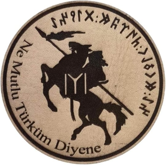 KAYI BOYU NE MUTLU TÜRKÜM DİYENE - Deri PEÇ - Arma - Patch