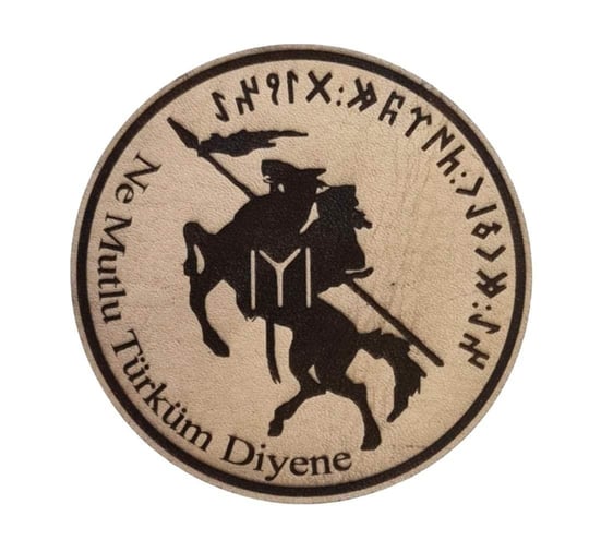 KAYI BOYU NE MUTLU TÜRKÜM DİYENE - Deri PEÇ - Arma - Patch