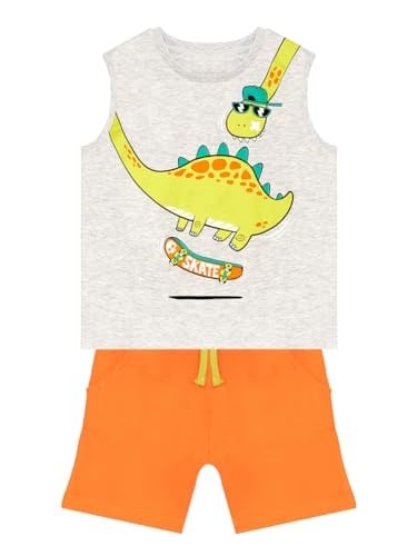 Kaykay Dino Erkek Çocuk T-shirt Şort Takım