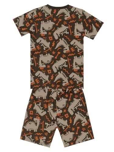 Kaykay Dino Erkek Çocuk T-shirt Şort Takım